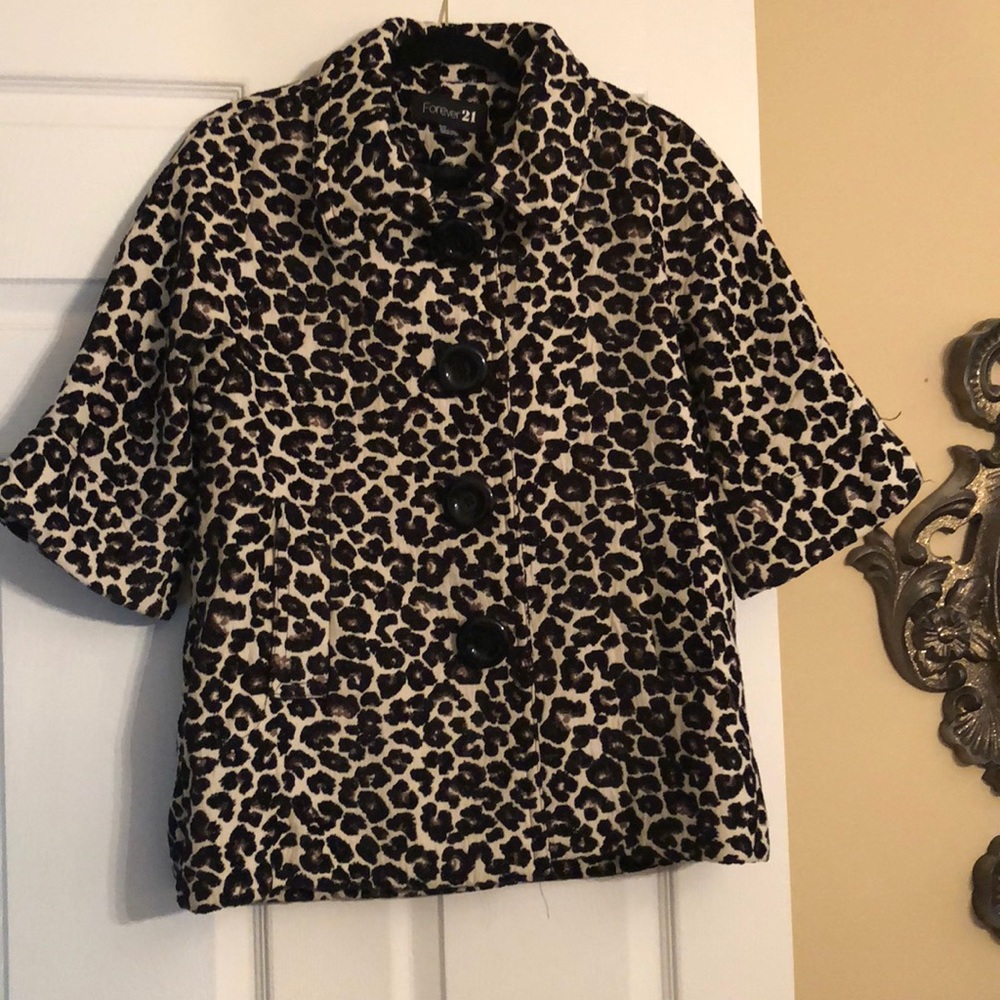 Leopard swing jacket. - Picture 2 of 5